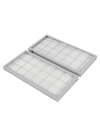 1 - Kit de 2 filtres d'aspirateur en metal Holzmann mabs1500f