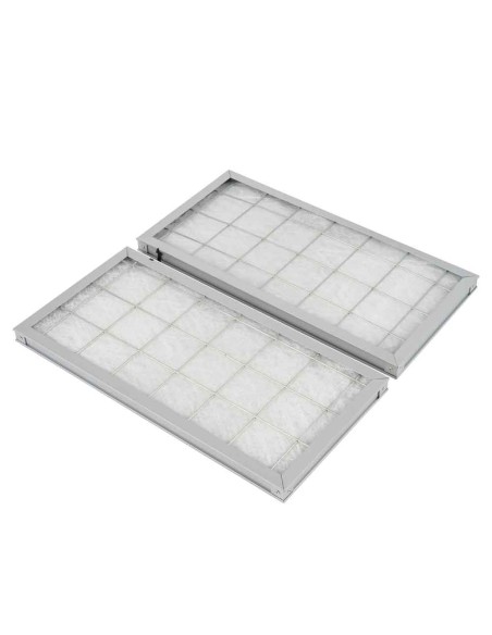 1 - Kit de 2 filtres d'aspirateur en metal Holzmann mabs1500f