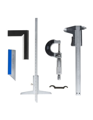 2 - Ensemble d'instruments de mesure calibre-micrometre-carre Holzmann mwk5