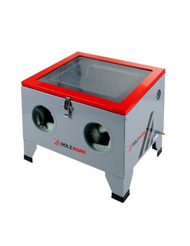 1 - Sableuse cabine de paillasse de 90 litres Holzmann sk90_230v