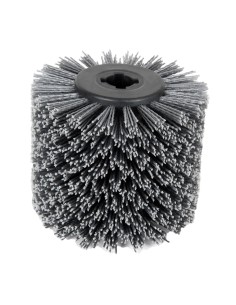 1 - Rouleau abrasif en nylon pour satineur 100x120 mm gr 80