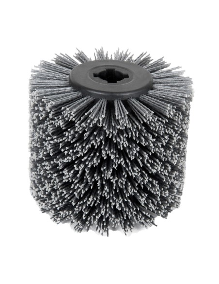 1 - Rouleau abrasif en nylon pour satineur 100x120 mm gr 80