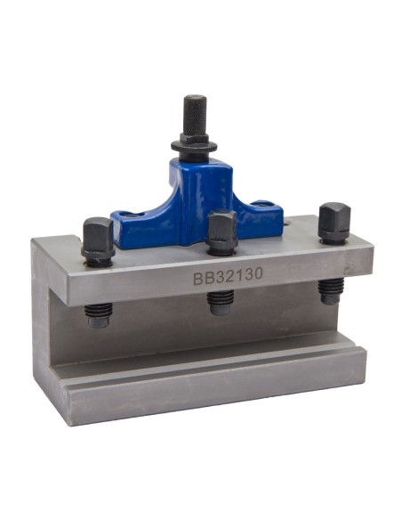 1 - Porte-outil de tour a metal avec siege prismatique 130x32mm Holzmann wzha_prisma