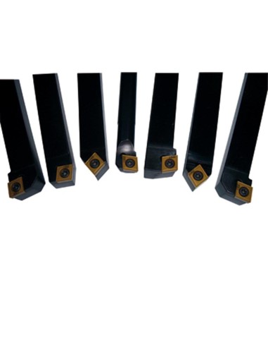 Coffret de 7 outils pour tour a metaux 12mm Holzmann 7tlg12hq