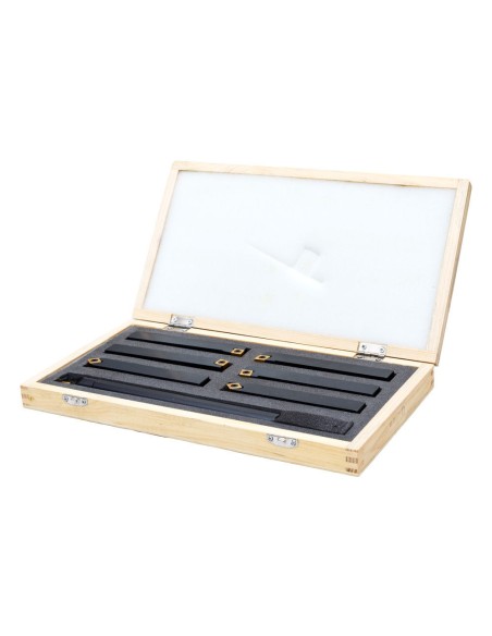 Coffret de 7 outils pour tour a metaux 16mm Holzmann 7tlg16hq