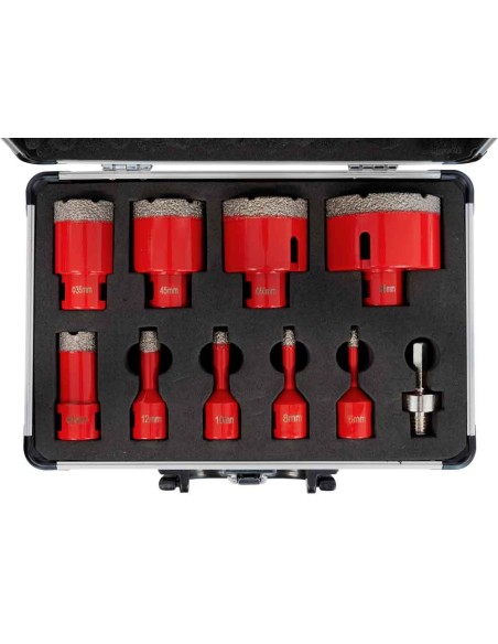 3 - Set de 9 fraises diamantees pour gres 6-68mm Holzmann dtbks6-68