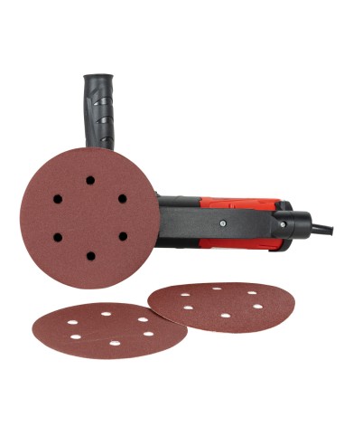 4 - Ponceuse polisseuse orbitale aleatoire 150mm 710w Holzmann ezs150pro_230v