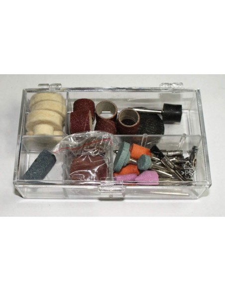 3 - Kit 64 accessories outil pour dremel fraiser Scheppach travail bois