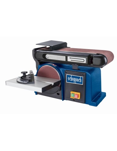 Levigatrice combinata da banco nastro 100 mm disco 150 mm Scheppach bts800