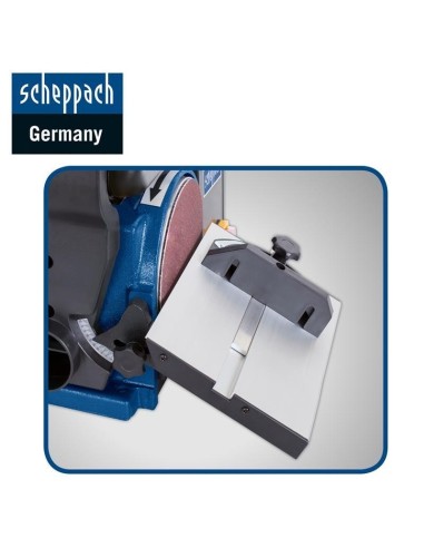 Levigatrice combinata da banco nastro 100 mm disco 150 mm Scheppach bts800
