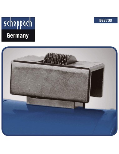 5 - Combiné meuleuse / ponceuse à bande et touret 250w 230v Scheppach bgs700