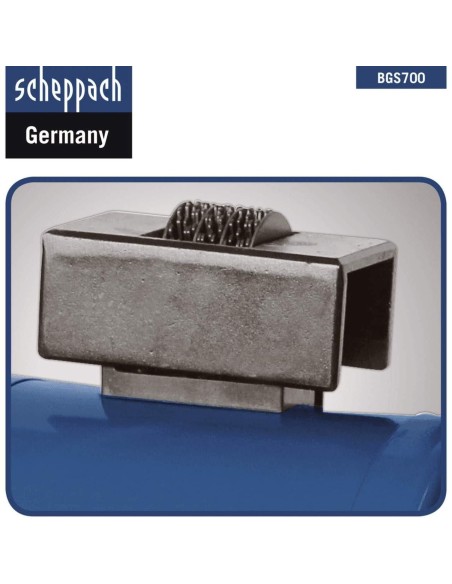 5 - Combiné meuleuse / ponceuse à bande et touret 250w 230v Scheppach bgs700