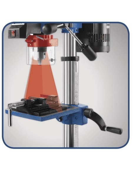 Scheppach dp16sl trapano a colonna da banco con laser 550w