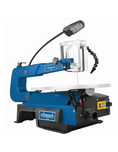 Traforo oscillante Scheppach sd1600v seghetto sega da legno piano inclinabile