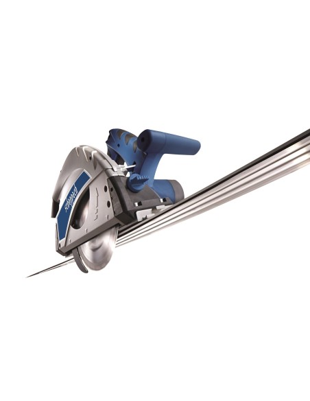 4 - Scie circulaire plongeante Scheppach pl55 avec 1400 mm rail de guidage