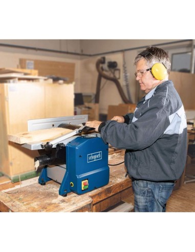 Pialla a filo e spessore combinata per legno 1250 w 204 mm Scheppach hms850