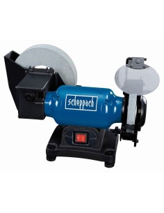 1 - Touret &agrave; meuler ponceuse 250w 230v Scheppach bg200w avec 1 meule &agrave; eau
