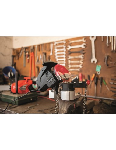 Életrique affûteuse de chaîne scie chaîne tronçonneuse 220w Scheppach ks1200