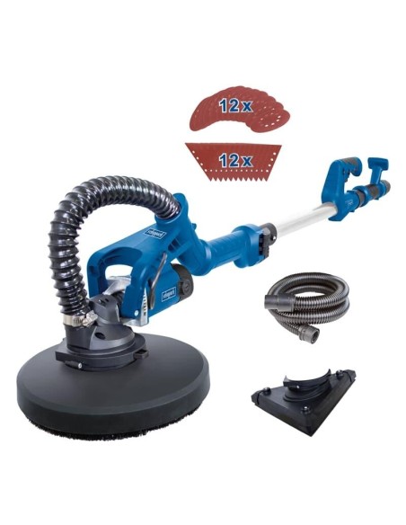 1 - Ponceuse de murs et plafonds equipee 710w ø215mm vitesse-variable Scheppach ds93