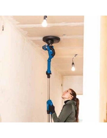 5 - Ponceuse de murs et plafonds equipee 710w ø215mm vitesse-variable Scheppach ds93