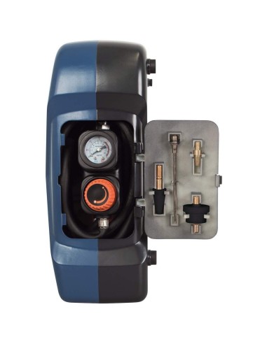 3 - Compresseur air portatif 2l avec accessoires 1.5hp Scheppach air case