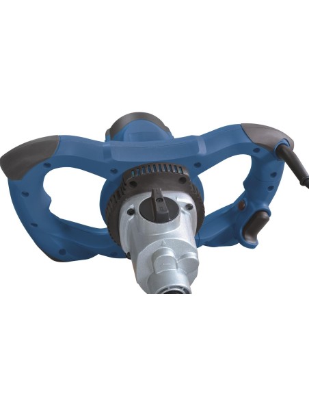 2 - Malaxeur carrelage beton ciment colle platre mélangeur 1200w Scheppach pm1200