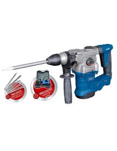 Martello perforatore demolitore pneumatico Scheppach dh1300plus sds-plus