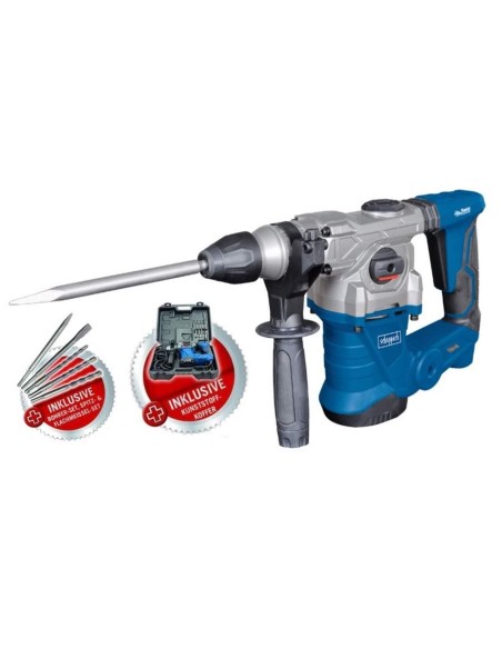 Martello perforatore demolitore pneumatico Scheppach dh1300plus sds-plus