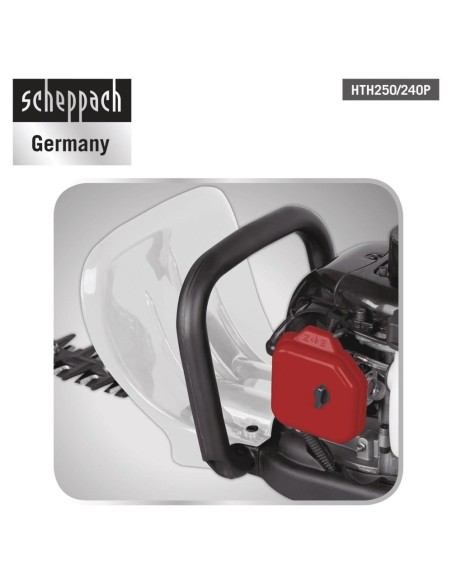 4 - Taille haies à essence thermique lame de 60 cm Scheppach hth250/240p