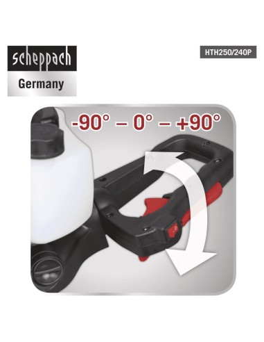 5 - Taille haies à essence thermique lame de 60 cm Scheppach hth250/240p