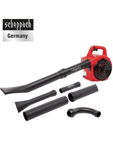 4 - Aspirateur soffleur broyeur moteur à essence 700w Scheppach lbh2600p