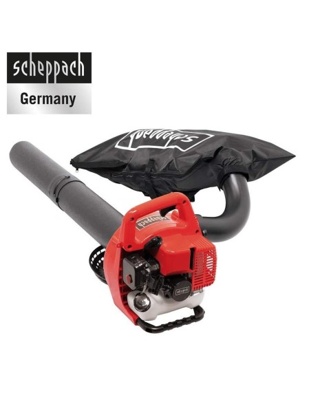 5 - Aspirateur soffleur broyeur moteur à essence 700w Scheppach lbh2600p