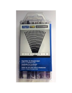 Kit 60 lames de scie pour scies à chantourner Scheppach sans ergot et ronde