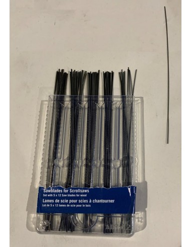 Kit 60 lames de scie pour scies à chantourner Scheppach sans ergot et ronde