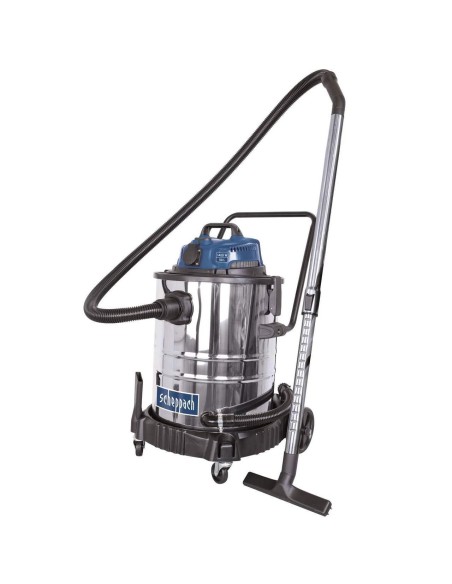 2 - Aspirateur sec humide eau et poussi&egrave;re acier inox 50l 1400w Scheppach asp50-es