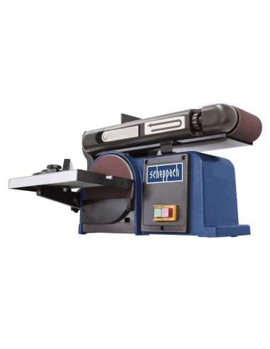Levigatrice combinata da banco a nastro 100mm piu' disco 150mm Scheppach bts900