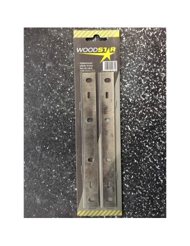 Kit 2 pieces fers acier rapide pour rabot degauchisseuse new Scheppach hms850 hms860