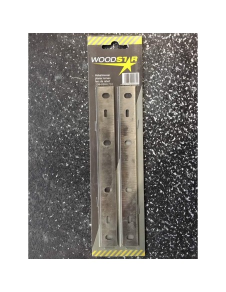 Kit 2 pieces fers acier rapide pour rabot degauchisseuse new Scheppach hms850 hms860