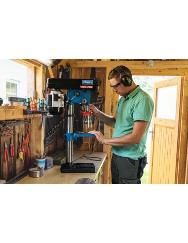 Perceuse à colonne avec laser 550w vitesse variable Scheppach dp19vario