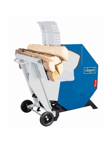 Sega circolare tagliatronchi basculante elettrica lama 70cm 400v Scheppach hs730