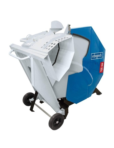 Sega circolare tagliatronchi basculante elettrica lama 70cm 400v Scheppach hs730