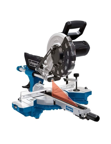 Troncatrice radiale legno Scheppach&nbsp;hm254 2000 w&nbsp;sega circolare ø 255 laser