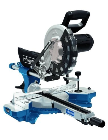 Troncatrice radiale legno Scheppach&nbsp;hm254 2000 w&nbsp;sega circolare ø 255 laser