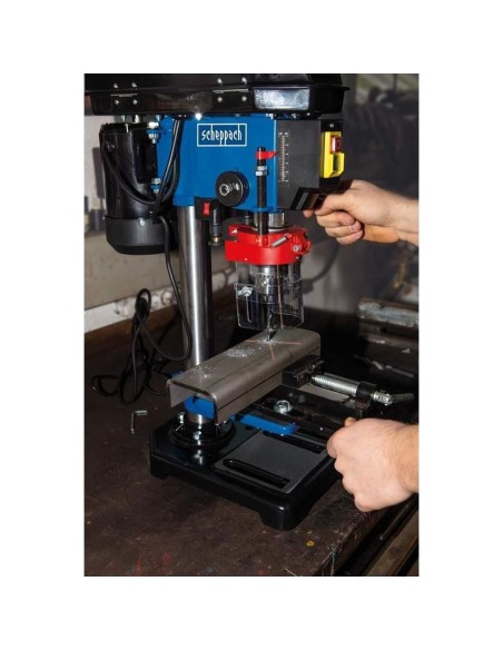 Trapano a colonna da banco con puntatore laser 500w 230v Scheppach dp16vls