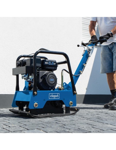 Piastra vibrante a scoppio Scheppach hp2500s 30kN 6.5hp 196cc 125kg