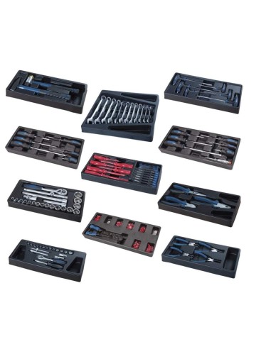 Carrello porta utensili con attrezzi per officina 263pz Scheppach tw1000