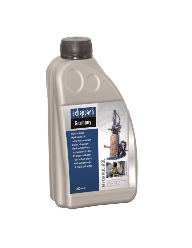 Huile hydraulique 1 litre pour systemes hydrauliques et machines Scheppach