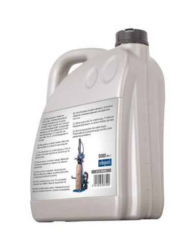 Huile hydraulique de 5 litres pour systemes hydrauliques et machines Scheppach
