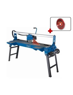 Tagliapiastrelle elettrica acqua 120cm Scheppach fs4700+disco Montolit cph230 mm