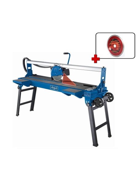 Tagliapiastrelle elettrica acqua 120cm Scheppach fs4700+disco Montolit cph230 mm